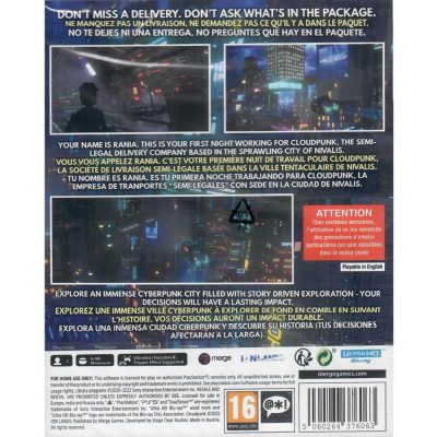 Cloudpunk - Ps5 (Novo) (Europeu)