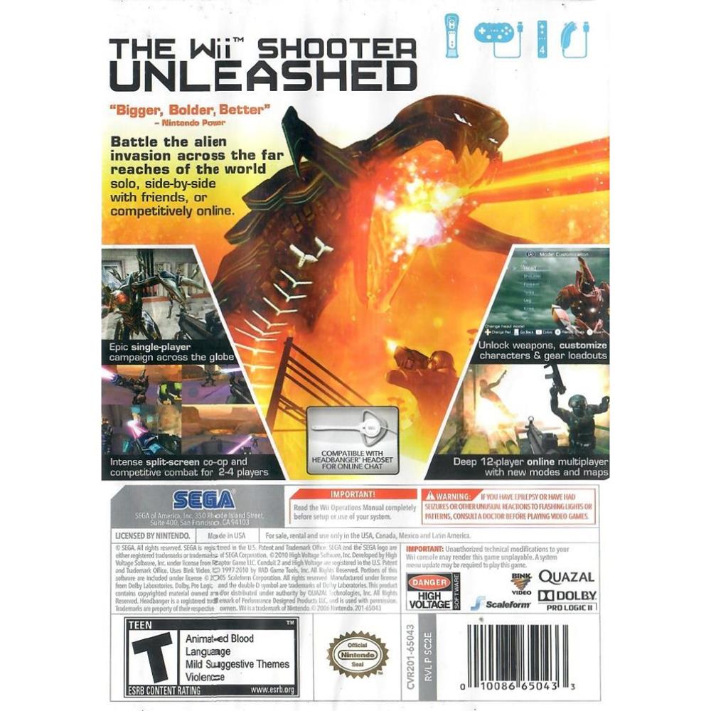 Conduit 2 - Nintendo Wii (Seminovo)