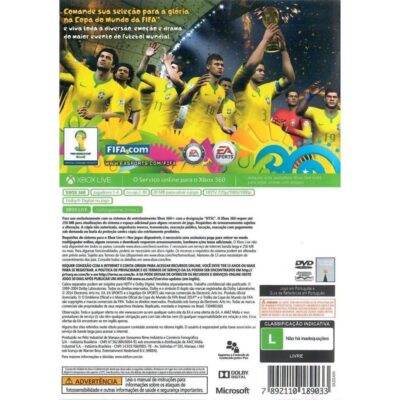 Copa Do Mundo Fifa Brasil 2014 - Xbox 360 (Usado) (Mancha) (Sem Manual)