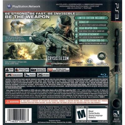 Crysis 2 Limited Edition - Ps3 (Usado)