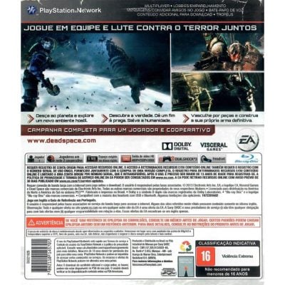 Dead Space 3 - Limited Edition - Ps3 (Usado)