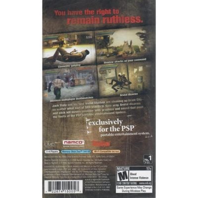 Dead To Rights Reckoning (Favorites) - Psp (Novo)