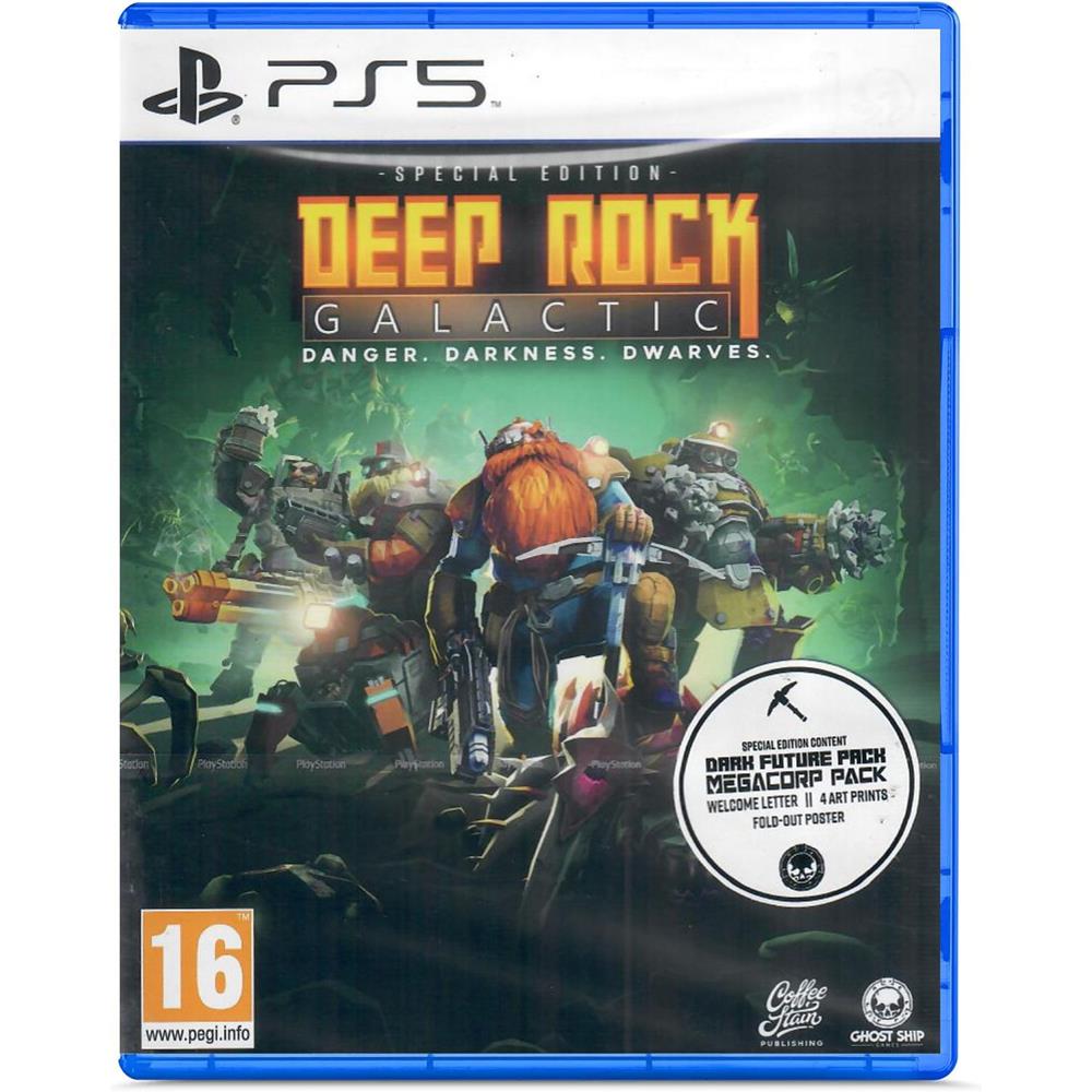Deep Rock Galactic Danger. Darkness. Dwarves. Special Edition - Ps5 (Novo) (Europeu)