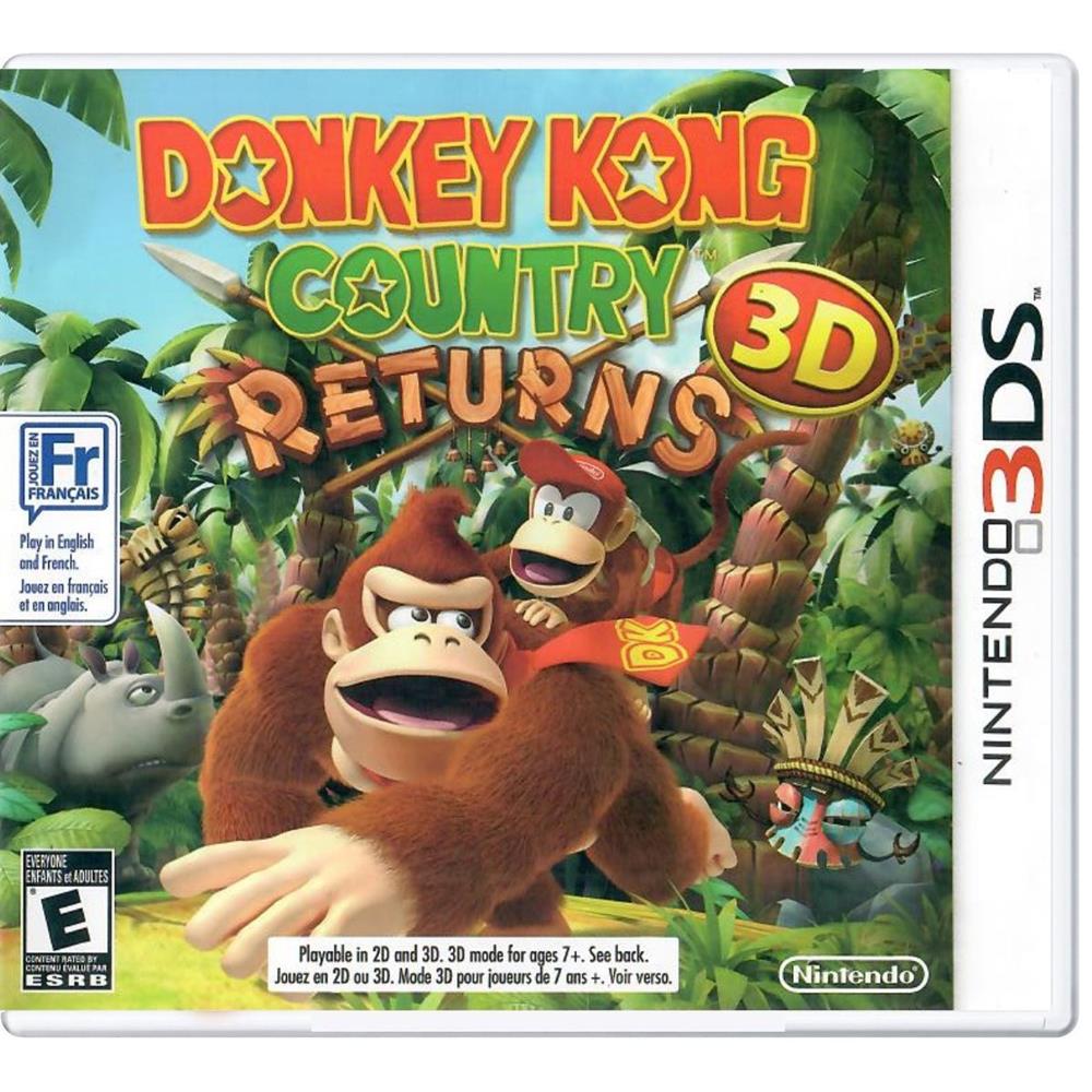 Donkey Kong Country Returns 3D – Nintendo 3Ds (Sem Manual) (Jogo Esta Em Frances E Ingles) (Seminovo) Donkey Kong Country Returns 3D - Nintendo 3Ds (Sem Manual) (Jogo Esta Em Frances E Ingles) (Seminovo)