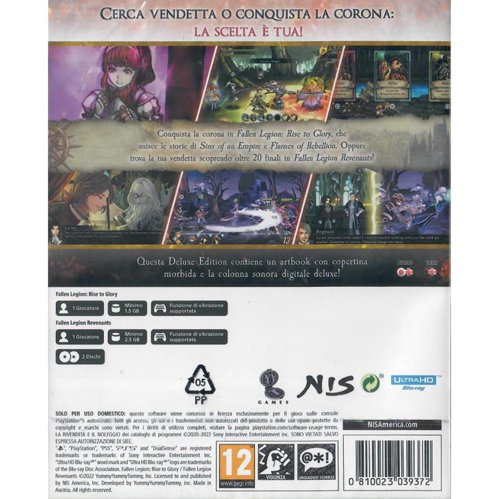 Fallen Legion Rise To Glory/Fallen Legion Revenats Deluxe Edition - Ps5 (Novo) (Europeu)