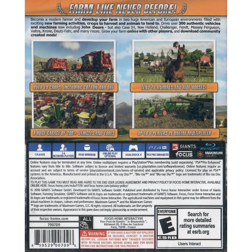 Farming Simulator 19 - Ps4