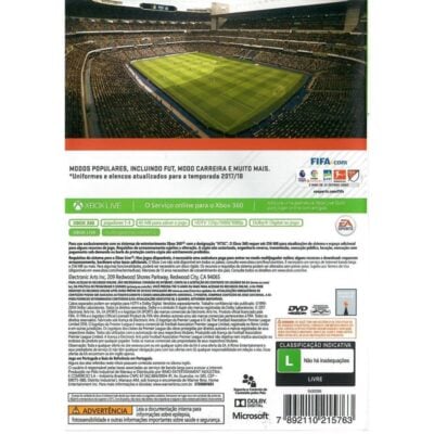 Fifa 18 - Xbox 360 (Usado)