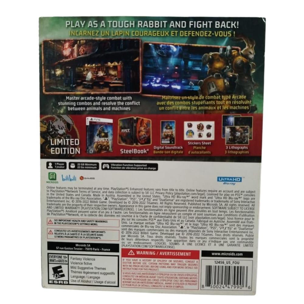 Fist Forged In Shadow Torch Limited Edition - Ps5 (Steelbook) (Seminovo)