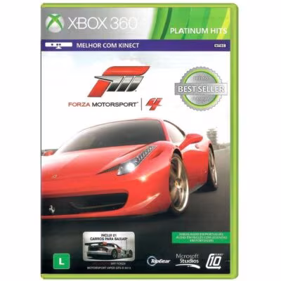 Forza Motorsport 4 Platinum Hits - Xbox 360 (Usado)