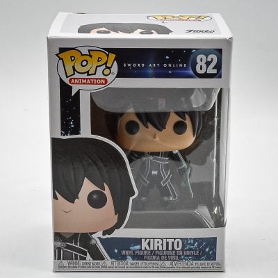 Funko Pop Animation - Sword Art Online Kirito 82 (Caixa Rasgada) (Novo)