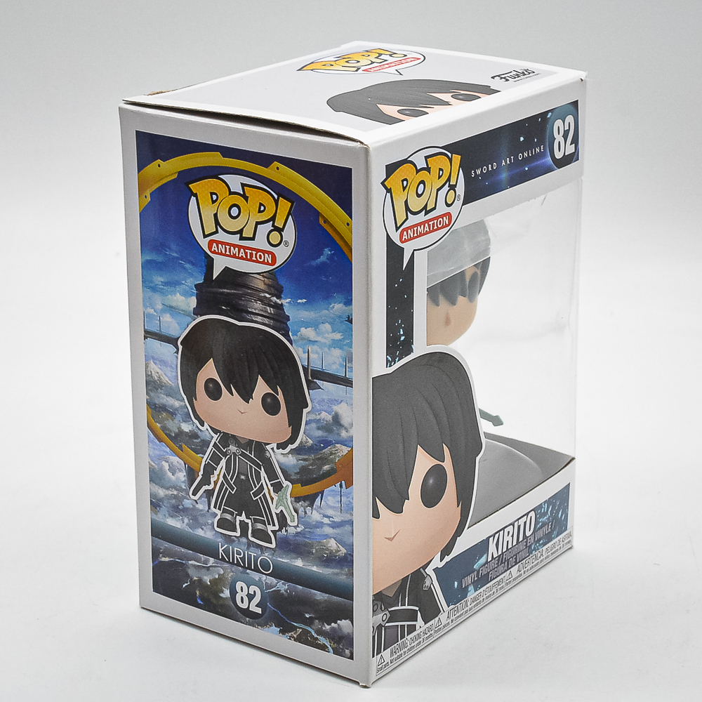Funko Pop Animation - Sword Art Online Kirito 82 (Caixa Rasgada) (Novo)