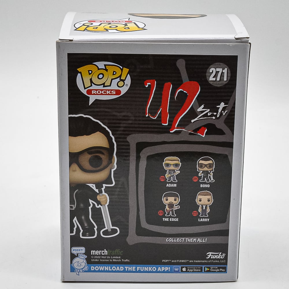 Funko Pop Rocks - U2 Bono 271 (Detalhe No Cabelo) (Novo)