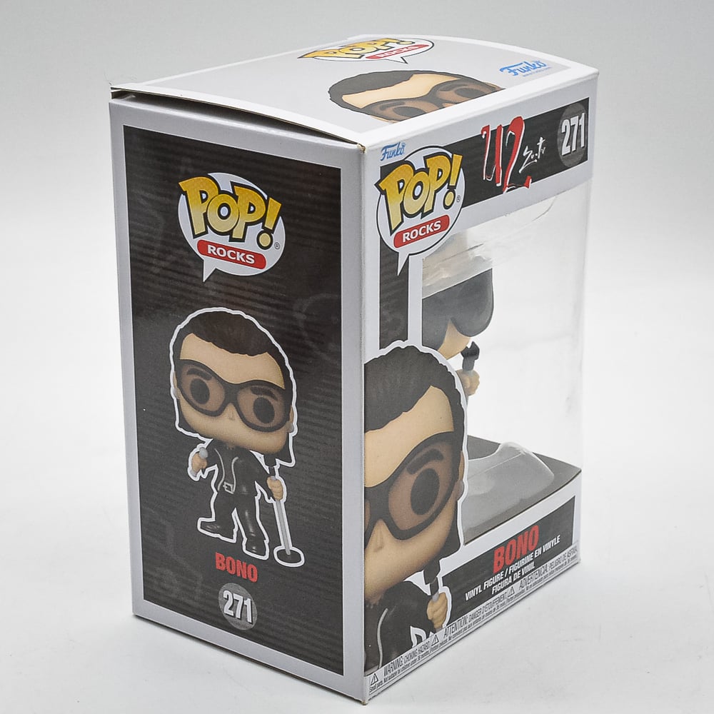 Funko Pop Rocks - U2 Bono 271 (Detalhe No Cabelo) (Novo)