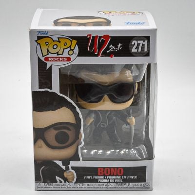 Funko Pop Rocks - U2 Bono 271 (Detalhe No Cabelo) (Novo)