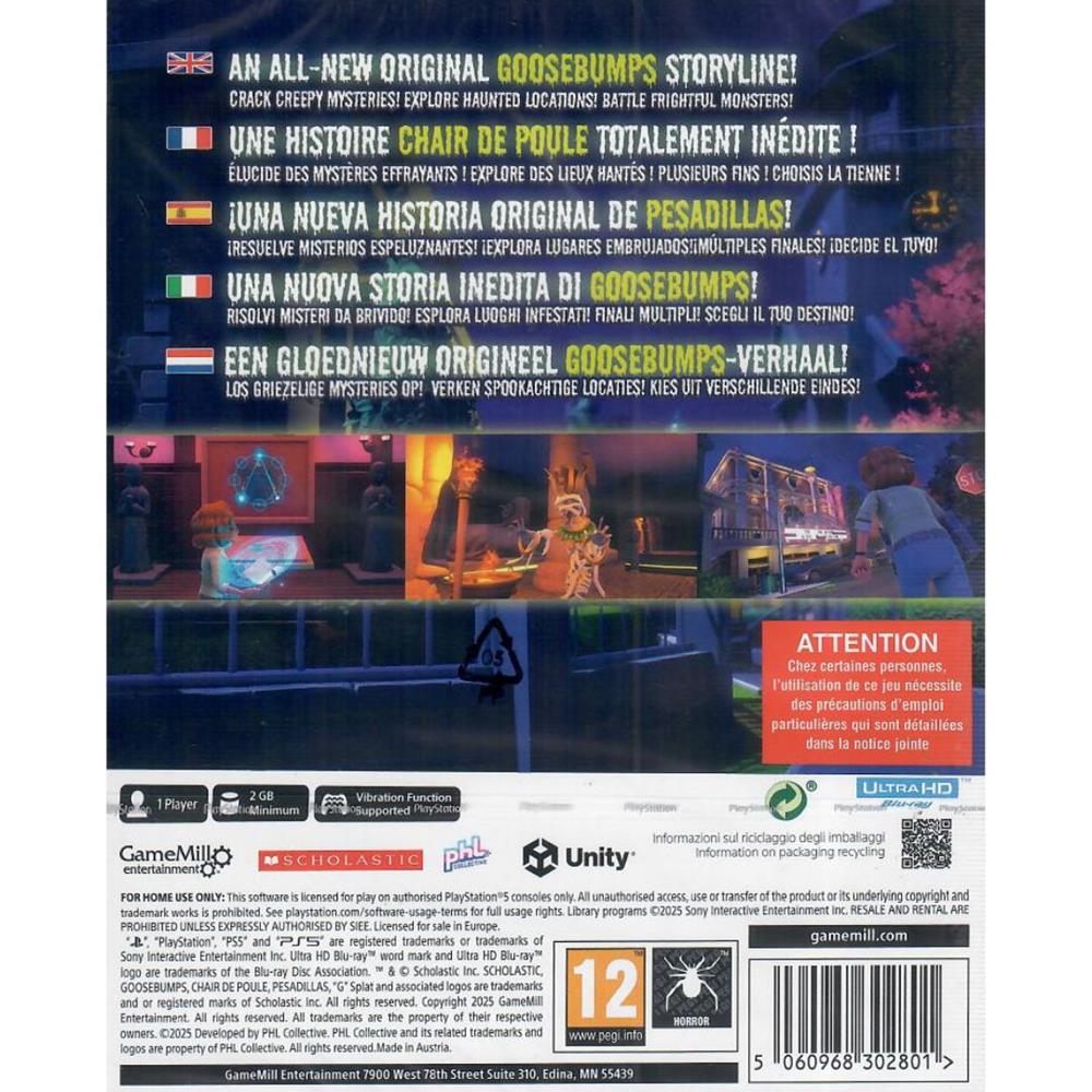 Goosebumps Terror In Little Greek - Ps5 (Novo) (Europeu)