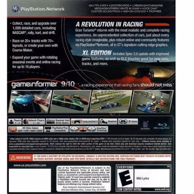 Gran Turismo 5 Xl Edition - Ps3 (Usado)