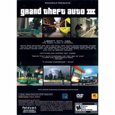 Grand Theft Auto Iii (Gta 3) - Ps2 (Usado) (Sem Mapa) (Sem Manual)