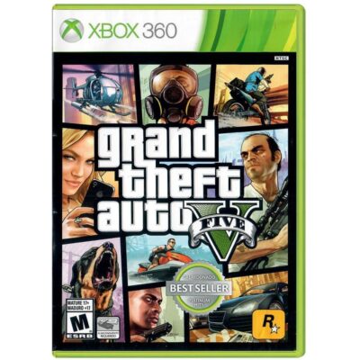 Grand Theft Auto V (Gta 5) - Xbox 360 (Risco) (Sem Manual) (Sem Mapa)