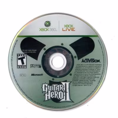 Guitar Hero 2 - Xbox 360 (Usado) (Trinco) (Somente Disco) (Funciona No Controle)