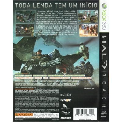 Halo Reach - Xbox 360 (Seminovo)