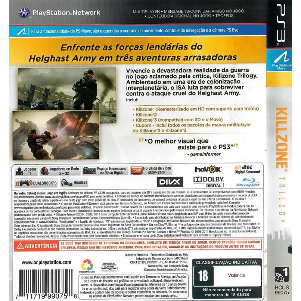 Killzone Trilogy - Ps3 (Usado)