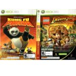 Kung Fu Panda E Lego Indiana Jones - Xbox 360 (Usado) (Trinco) (Sem Manual)