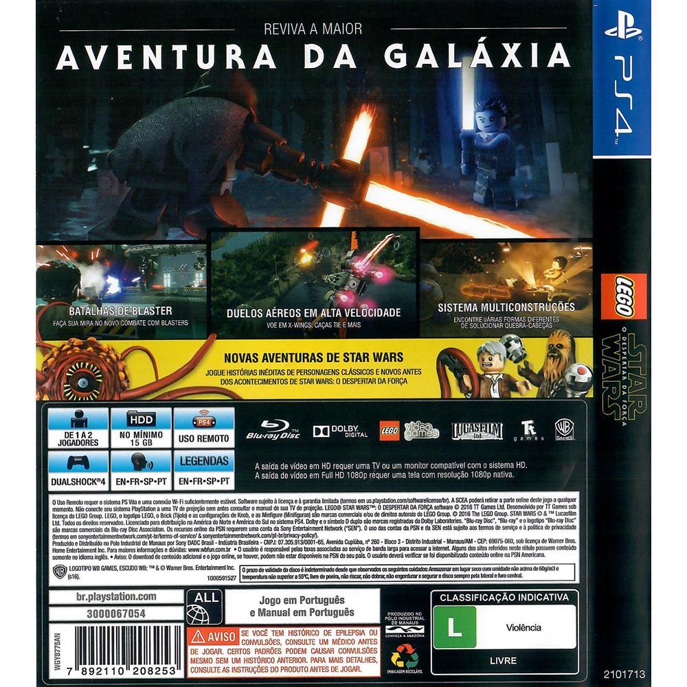 Lego Star Wars O Despertar Da Força - Ps4 (Usado)