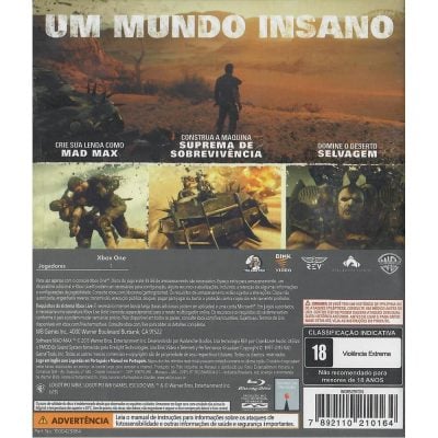 Mad Max - Xbox One (Seminovo)