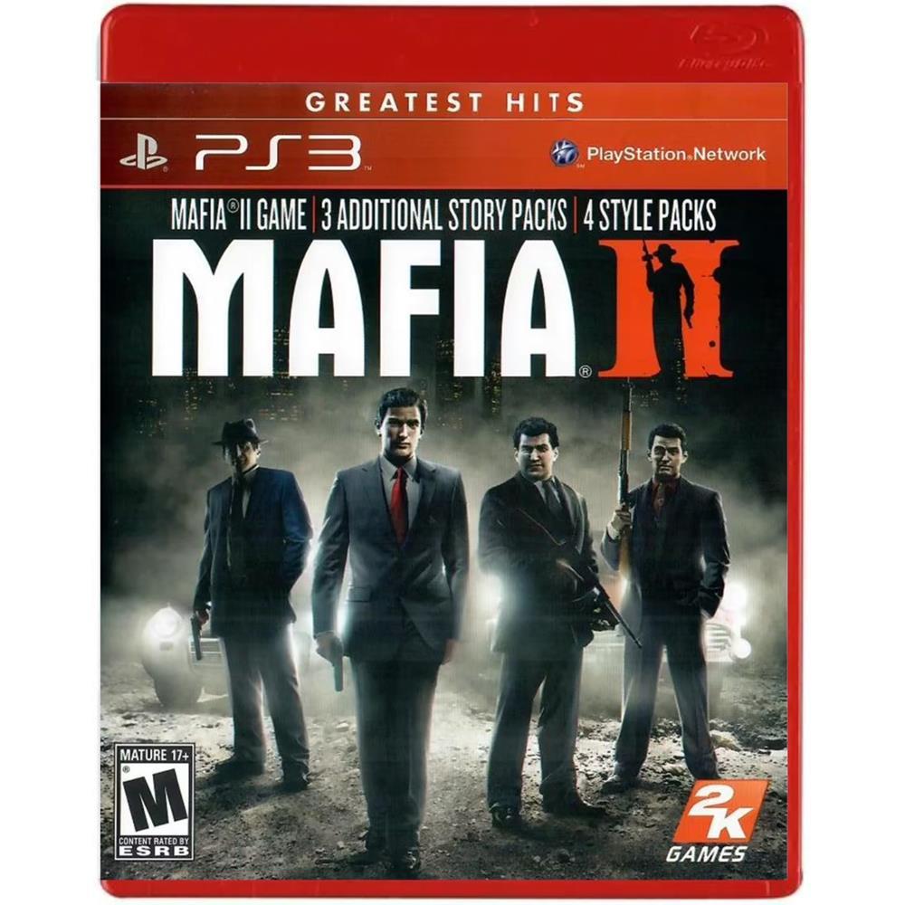Mafia 2 – Ps3 (Usado) (Greatest Hits) (Sem Manual) Mafia 2 - Ps3 (Usado) (Greatest Hits) (Sem Manual)