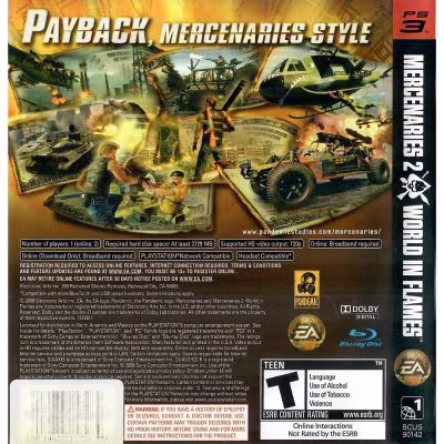 Mercenaries 2 World In Flames - Ps3 (Usado)