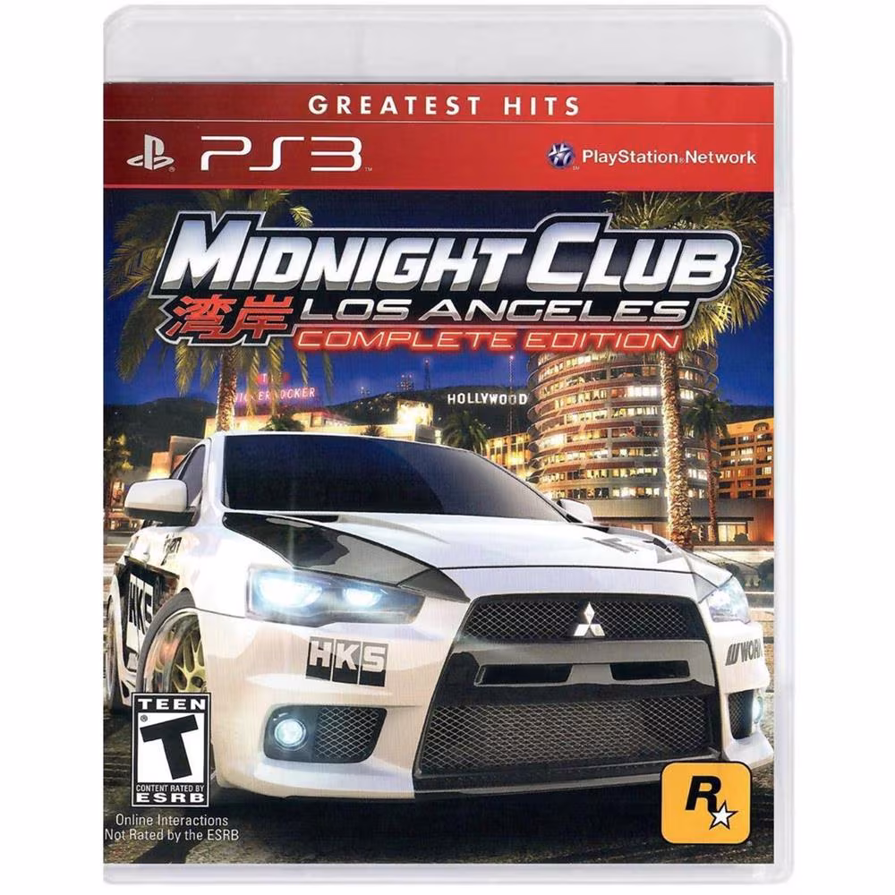 Midnight Club Los Angeles Greatest Hits – Ps3 (Usado) (Sem Manual) Midnight Club Los Angeles Greatest Hits - Ps3 (Usado) (Sem Manual)