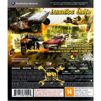 Motorstorm Pacific Rift - Ps3 (Usado)