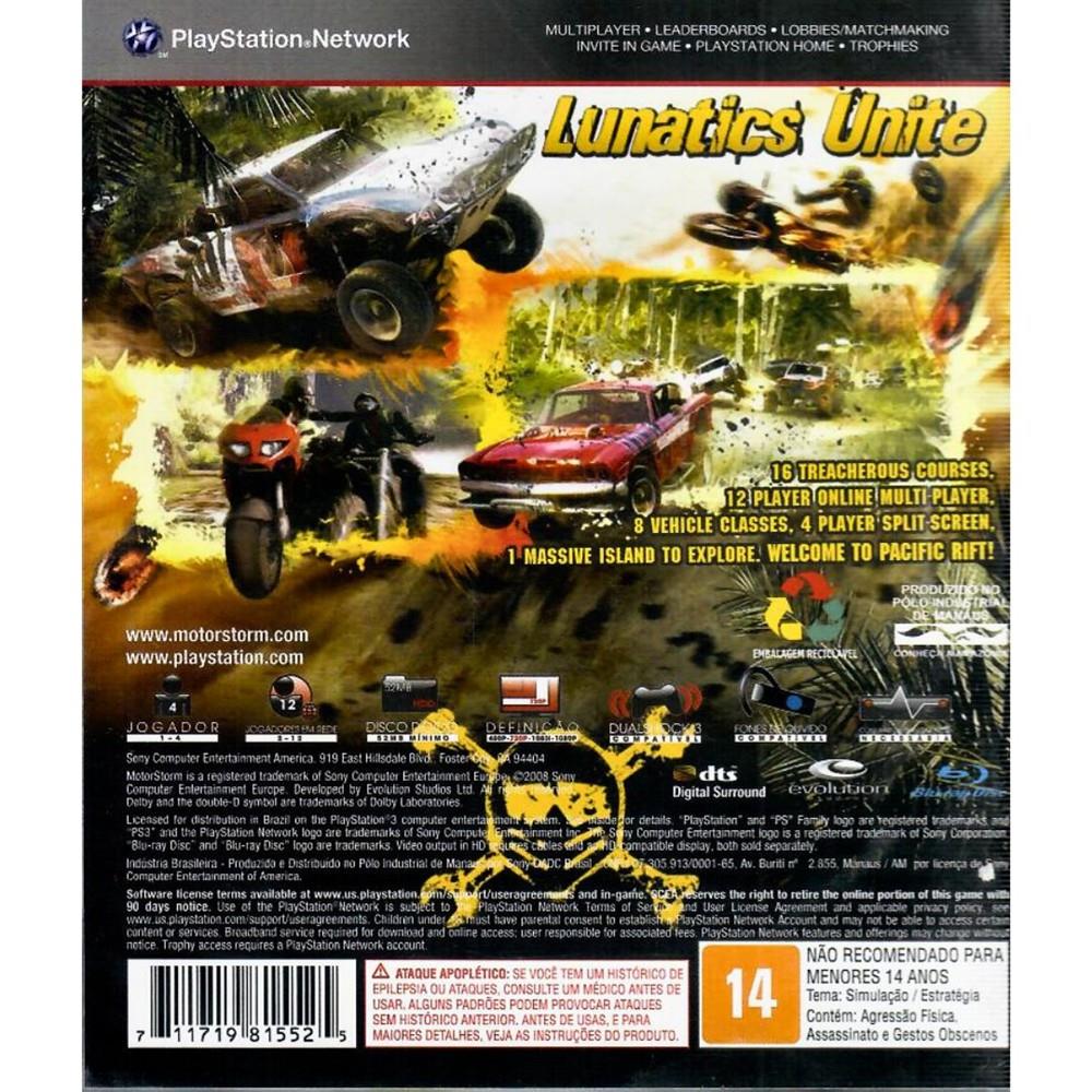 Motorstorm Pacific Rift - Ps3 (Usado)