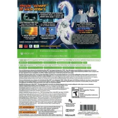 Naruto Shippuden Ultimate Ninja Storm 3 Full Burst - Xbox 360 (Usado) (Trinco)