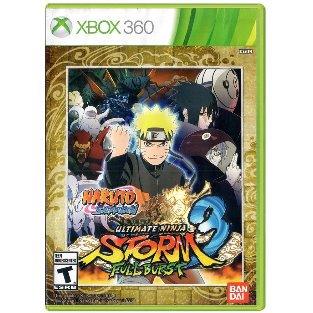 Naruto Shippuden Ultimate Ninja Storm 3 Full Burst - Xbox 360 (Usado) (Trinco)