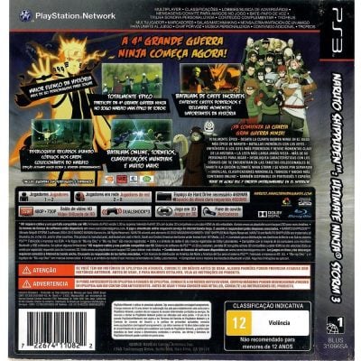 Naruto Shippuden Ultimate Ninja Storm 3 - Ps3 (Usado)