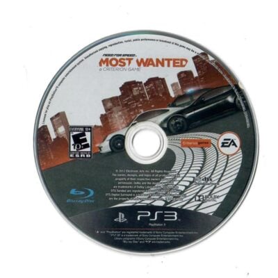 Need For Speed: Most Wanted - Ps3 (Usado) (Marca De Queda) (Somente O Disco)