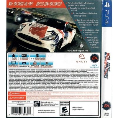 Need For Speed Rivals - Ps4 (Usado)