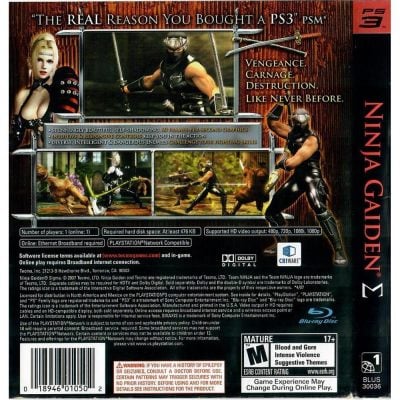 Ninja Gaiden Sigma - Ps3 (Usado) (Sem Manual)