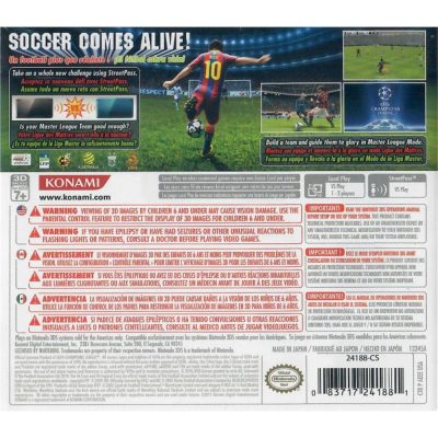 Pes 2011 Pro Evolution Soccer 3D - Nintendo 3Ds (Capa Holografica) (Novo)