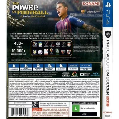 Pes 2019 Pro Evolution Soccer - Ps4 (Usado)
