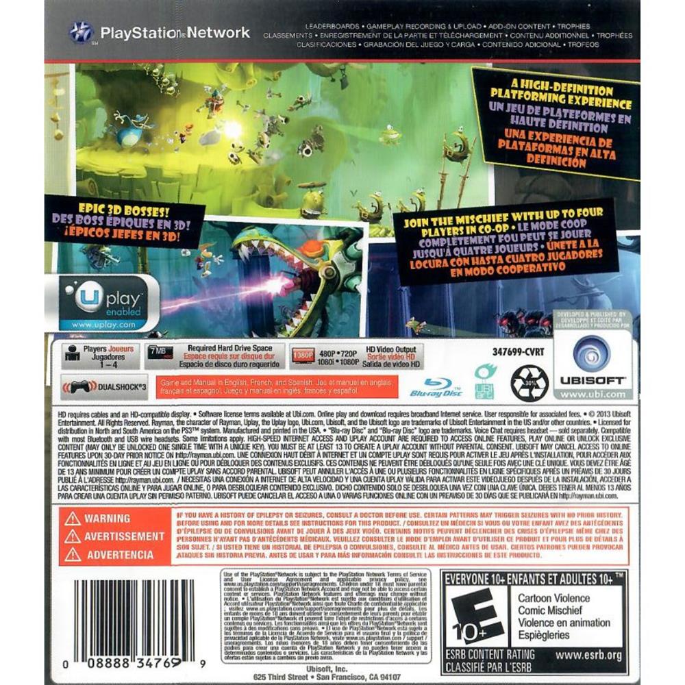 Rayman Legends - Ps3 (Usado)