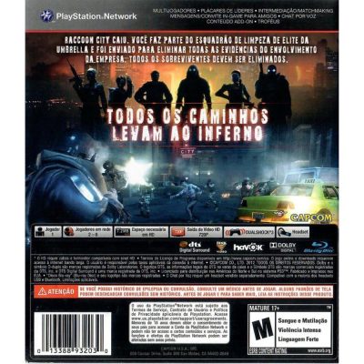 Resident Evil Operation Raccoon City - Ps3 (Usado) (Caixa Vermelha)