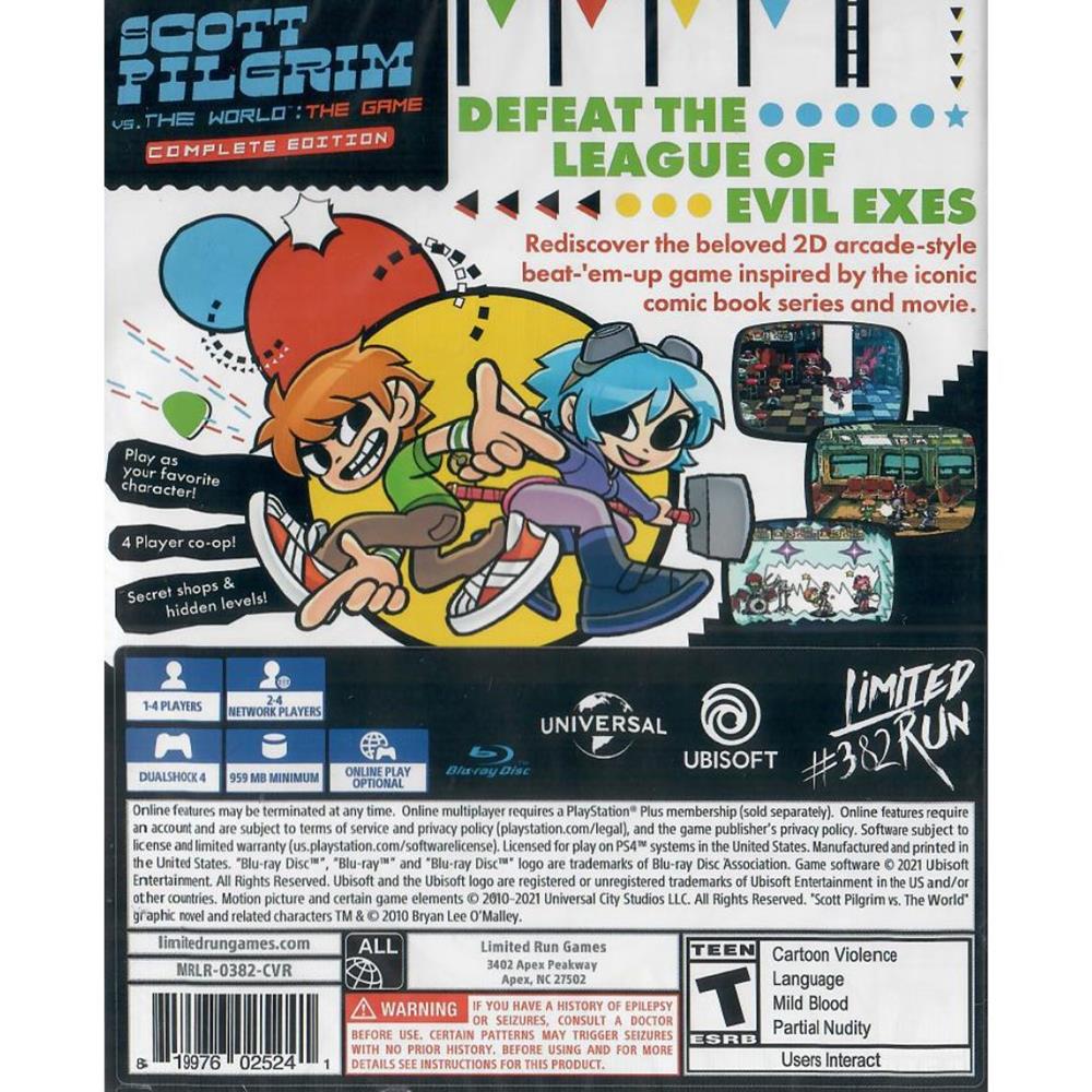 Scott Pilgrim Vs The World The Game Complete Edition - Ps4 (Novo)