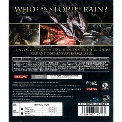 Silent Hill Downpour - Ps3 (Asiatico) (Seminovo)