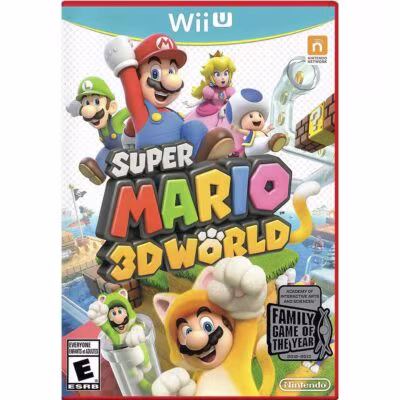 Super Mario 3D World - Nintendo Wii U (Usado) (Mancha)