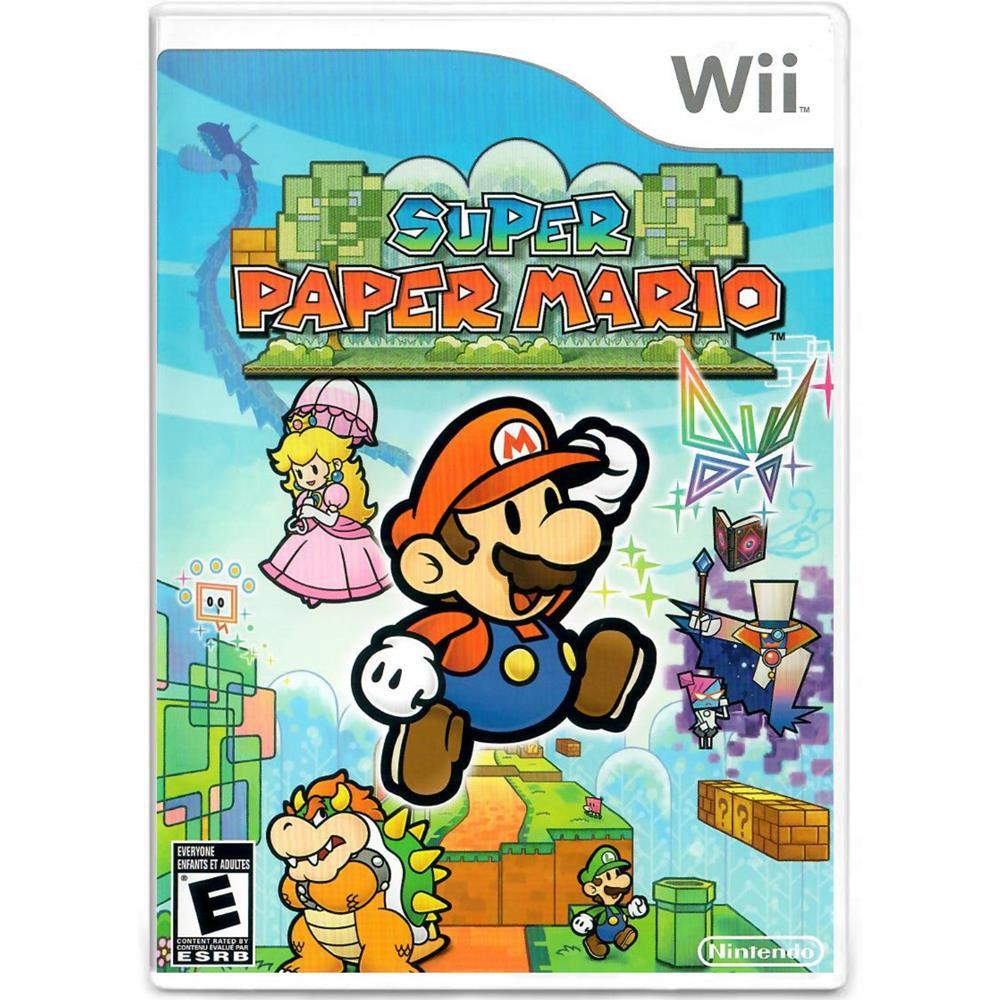 Super Paper Mario – Nintendo Wii (Seminovo) Super Paper Mario - Nintendo Wii (Seminovo)