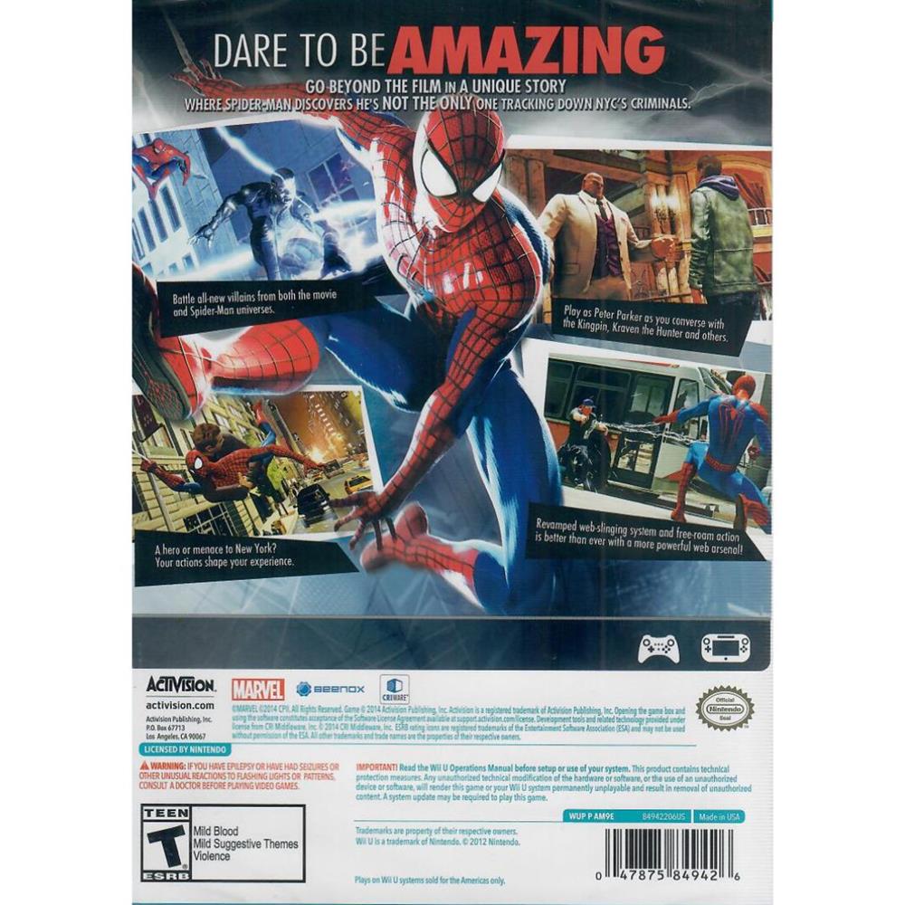 The Amazing Spider-Man 2 - Nintendo Wii U (Novo)