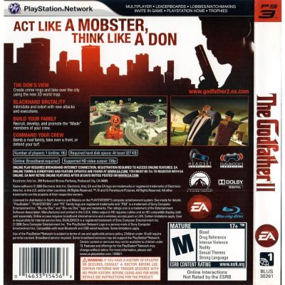 The Godfather 2 - Ps3 (Usado)