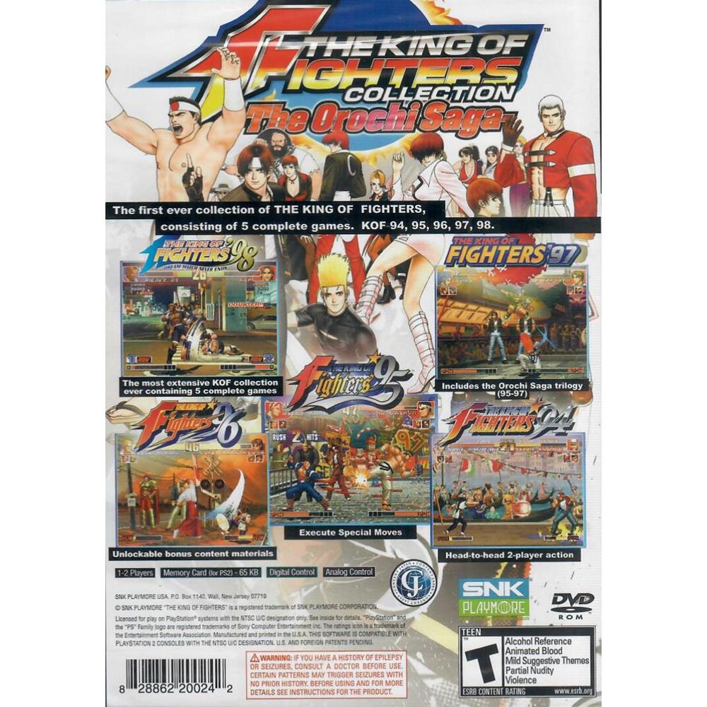 The King Of Fighters Collection - The Orochi Saga - Ps2 (Novo